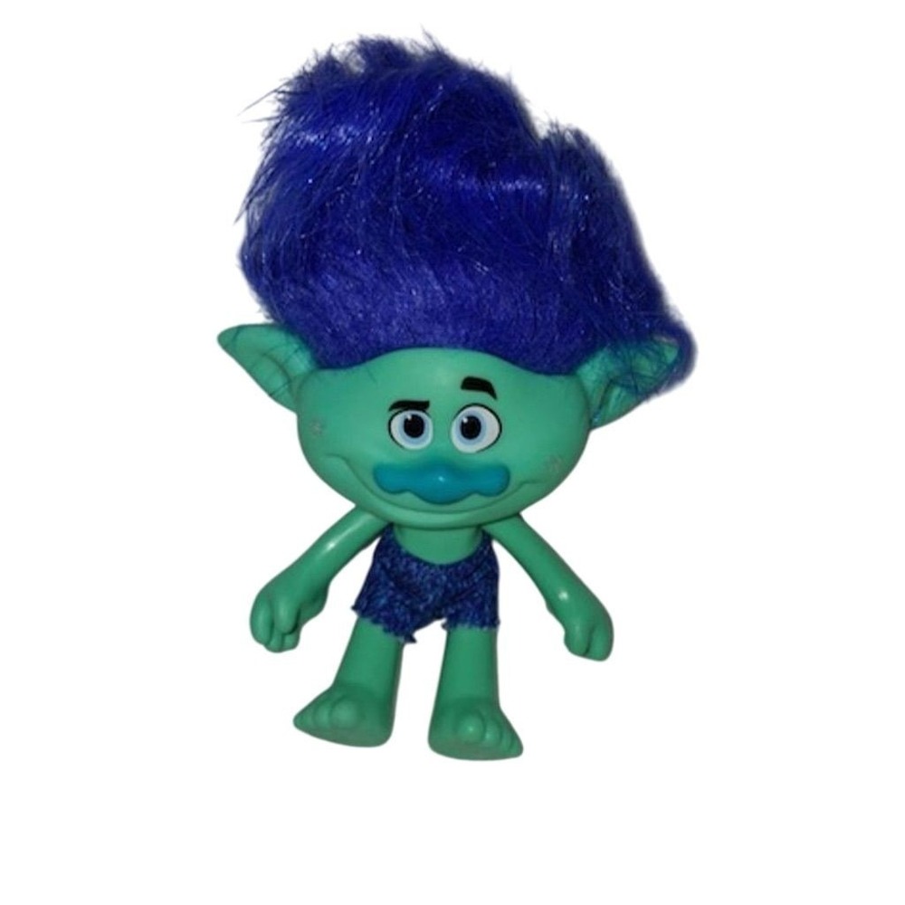 2015 Hasbro Troll Doll Action Figure‎ with Blue Hair Multicolor